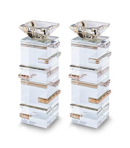 Crystal Candlesticks 20cm