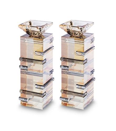 Crystal Candlesticks 20cm