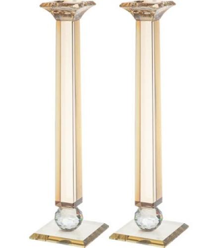 Crystal Candlesticks 34 cm