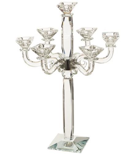 Crystal 7 Branch Candlesticks 47 cm