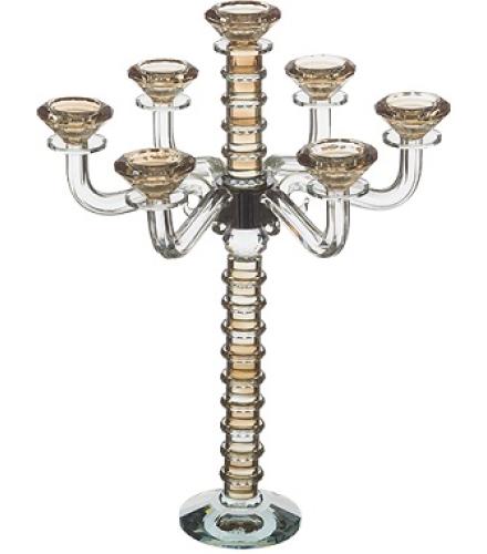 Crystal 7 Branch Candlesticks 42 cm