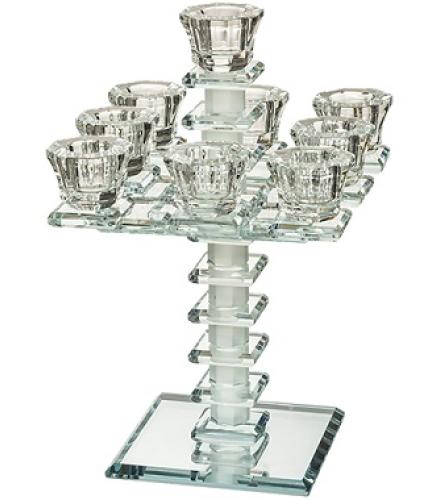 Crystal 9 Branch Candlesticks 24 cm