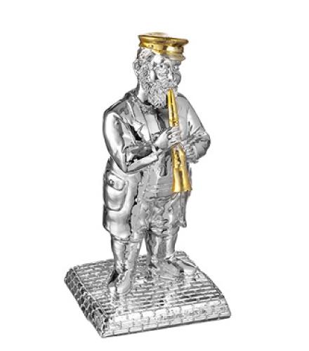 Polymer Kleizmer Playing Clarinet 17 cm