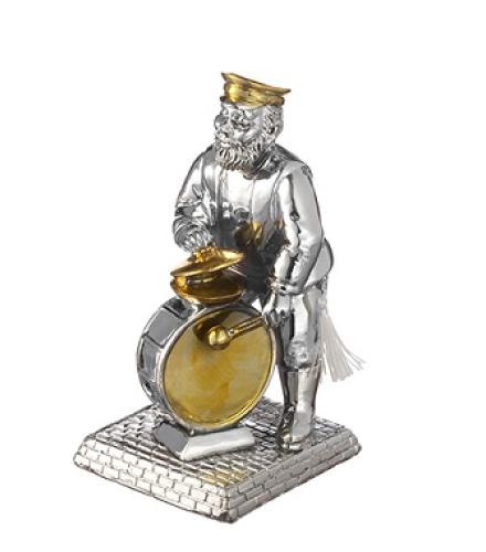 Polymer Kleizmer Playing Drums 17 cm