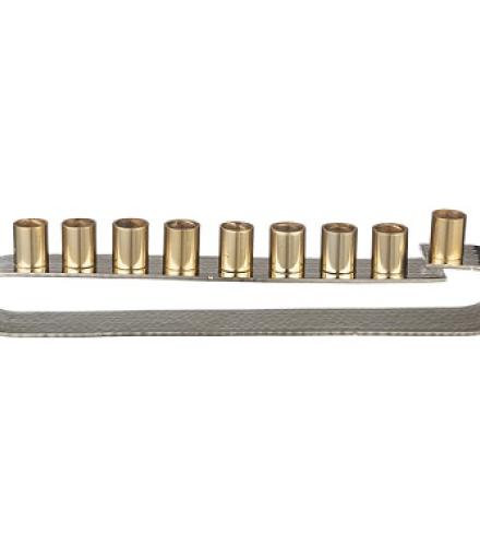 Aluminum Menorah 30*8 cm for Oil