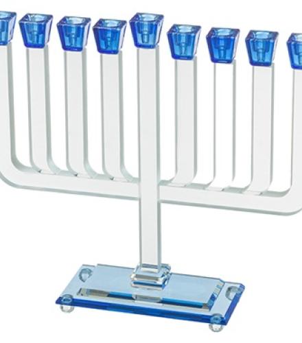 Crystal Elegant Menorah 21cm