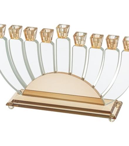 Crystal Elegant Menorah 21cm