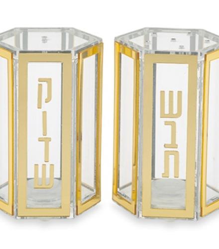 Lucite Salt & Pepper