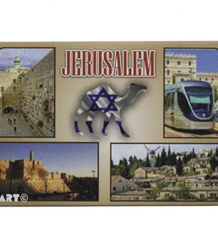 Metal Magnet 8.5 cm, English