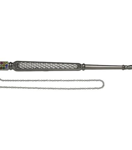 Metal Yad for Torah 23 cm with Metal Plaque