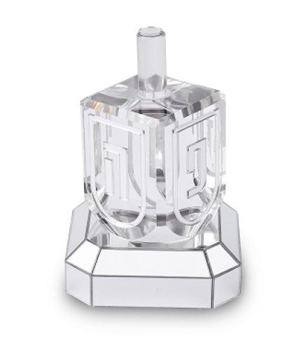 Acrylic Dreidel with base 